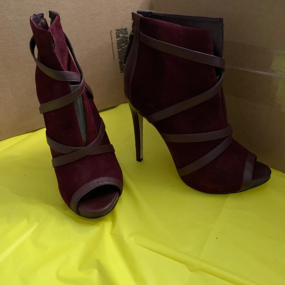 Burgundy Heels